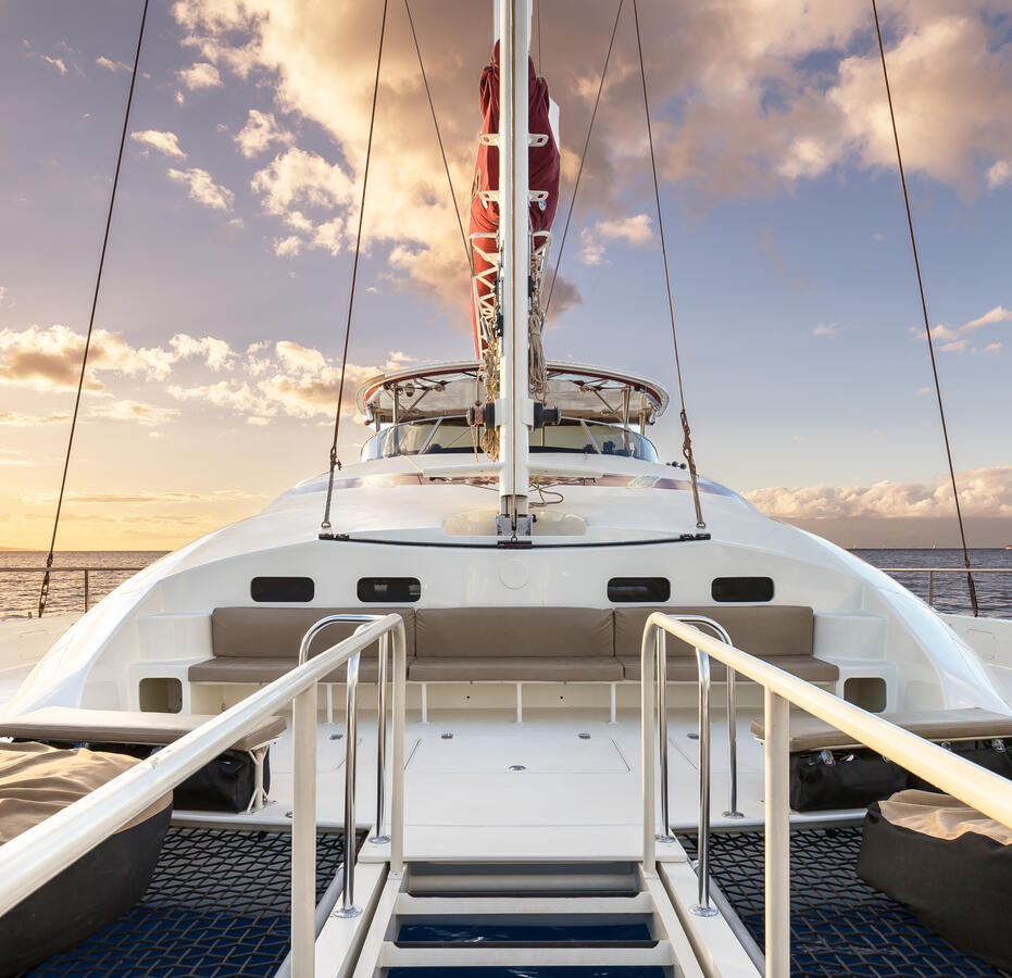 Stairway to the Ocean and Couch Seating under the Mast